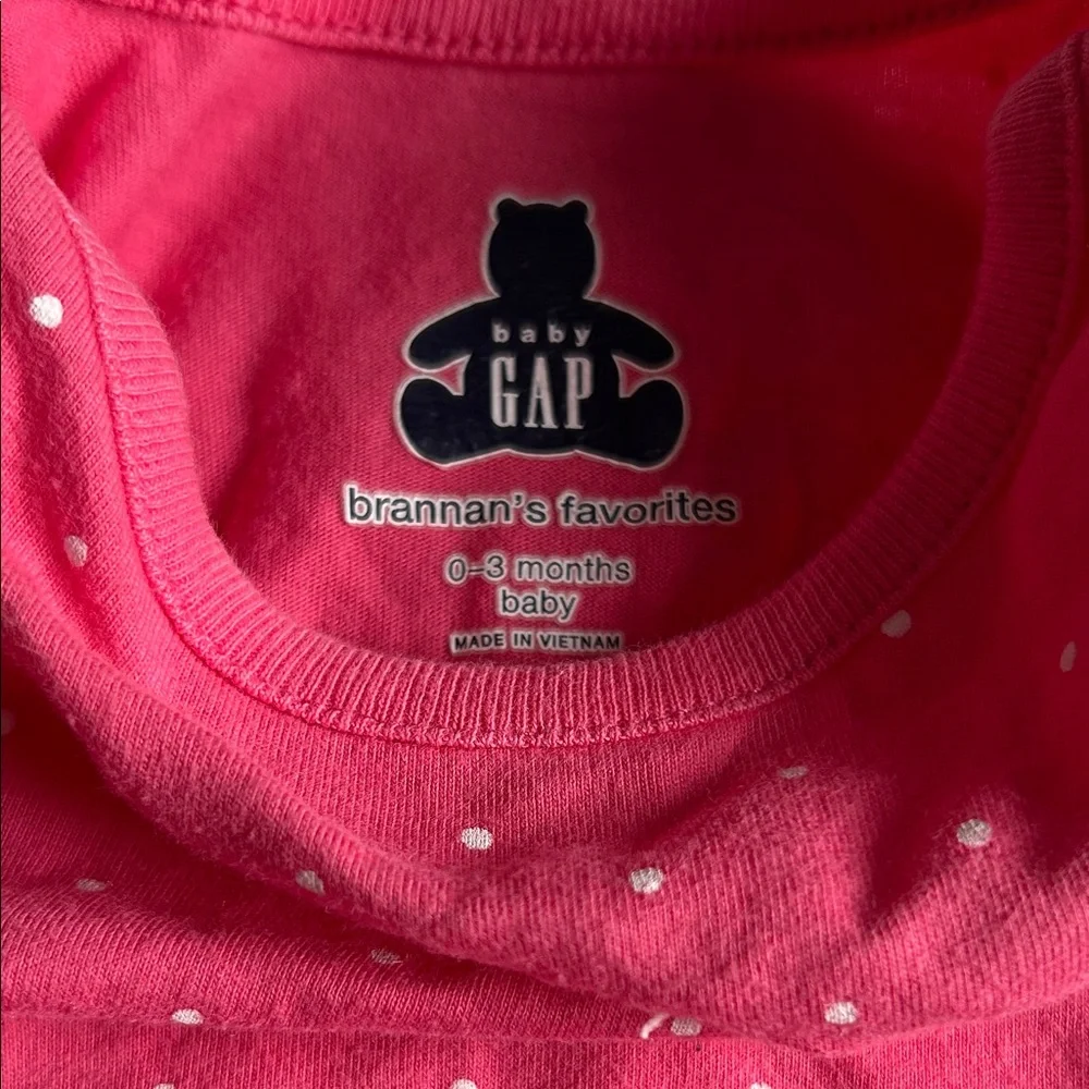 GAP Pink Baby Set with Dotted Pattern